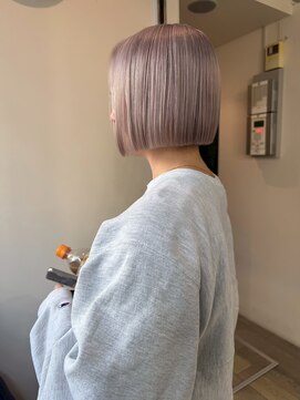 ブリックバイブレイス 千葉 千葉中央(brick by brace) 千葉駅/イメチェン/ピンクベージュ/アンブレラカラー/前髪