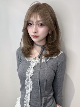 アクシス ナゴヤ(AXIS NAGOYA) イメチェン/ピンクベージュ/アンブレラカラー/前髪/名古屋駅