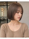 ミニボブ×髪質改善・縮毛矯正・髪質改善トリートメント
