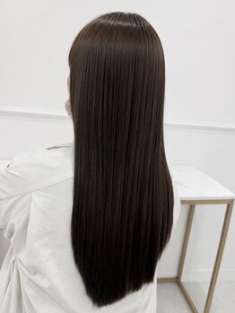 ヘアー ラウンジ シエル(Hair Lounge le Ciel)の写真/【新メニュー】髪の骨格から補修する”髪質改善トリートメント”導入
