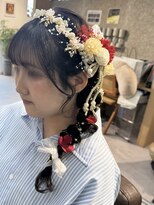 グッドライフヘアー(GOOD LIFE hair)&nbsp;『成人式前撮り×サイド編みおろし』