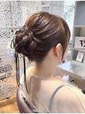 ゆるっとおだんごヘア 