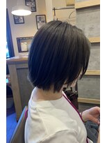 アンプリフィア(amplifier) アッシュグレー×ボブ