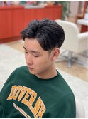 大人っぽいツーブロックマッシュ