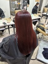 プライズ 所沢プロぺ通り店(prize)&nbsp;レッドブラウンケアブリーチブリーチカラー韓国風所沢