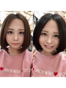 サイン ヘア イノベーション(sign HAIR INNOVATION) 大人ふんわりボブ