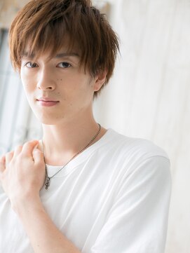 グルーミングサロン バーバー キャッスル 北浦和西口(Grooming salon Barber Castle) 明るめカラーの無造作ショートF