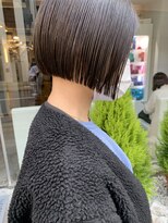 ヘアーアンドメイク シーク 八王子(HAIR&MAKE SeeK) ぷつっとミニボブ 切りっぱなしボブ
