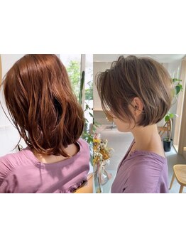 扱いやすさを重視したカットで一番美しいシルエットに。ショートヘアで新しいスタイルにチャレンジできる♪