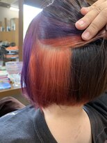 プレッソヘアー Presso hair&nbsp;えのぐカラーでインナーカラー