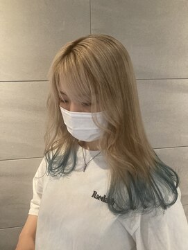 リー 京橋(Lee) 【Lee京橋】ミディアム×裾カラー