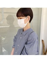 ミント(mint)&nbsp;マッシュショート/マッシュ/ショート/ショートボブ/グレージュ