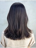 レイヤーカット_チェリーブラウンフェミニンロング_ba408061