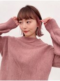インナーカラーショコラアッシュヘルシースタイル波巻きぎゃう