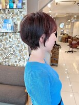 ネオリーブアイム 横浜西口店(Neolive aim)&nbsp;大人ガーリーチョコレートカラー束感ショートヘア横浜