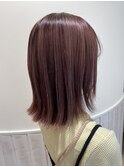 ハイライト×ピンクベージュ