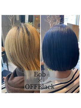 ジャストビューティ ルフレ 金沢八景店(Just Beauty Rufure) トーンダウン/黒染め/ボブ/ショート/ショートボブ/金沢八景