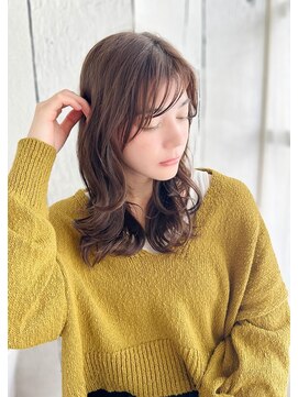 ヘアーアンドスマイル バル(hair&smile Baru) セミウェットの韓国風ヨシンモリスタイル