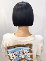 モリオフロムロンドン 松戸店(Morio from London)&nbsp;【松戸　石山】黒髪切りっぱなしボブタッセルボブぱっつん