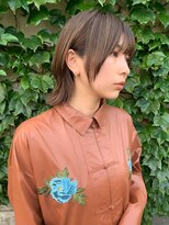 ニスル 町田店(NISURU)&nbsp;似合わせカット/大人ガーリー/ダークアッシュ/着物/町田/町田駅