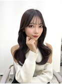 トレンドハイレイヤー 韓国風ヘア 似合わせ顔周り