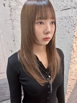 ペネロープ(Penelope) ロングレイヤー/ウルフレイヤー/ベージュ系