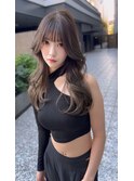 女神ロングレイヤー×顔まわり×前髪カット×トレンドヘア♪川又