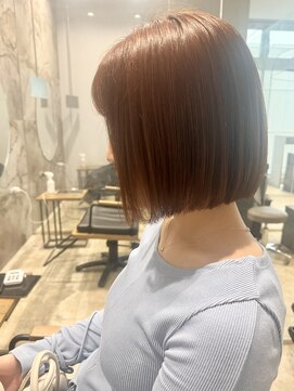 ビーヒアナウ 金沢県庁店(BE HERE NOW) 【ミニボブ×オレンジ】