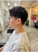 MEN'SHAIRアッシュブラックベリーショートダークアッシュ