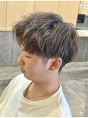 波巻きスパイラルパーマツイストスパイラルパーマシャドウパーマ