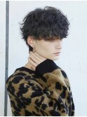 【波巻きパーマ】マッシュウルフ