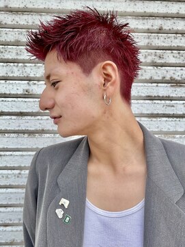 オードット ヘアデザイナーズ(O.hair designers) Red×スパイキーショート