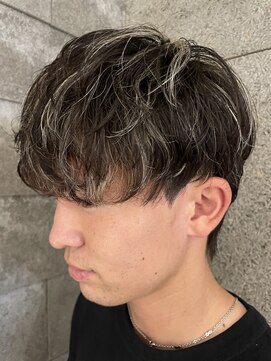 ニアウ 伊勢崎連取店(Niau) メンズマッシュシャドウパーマメンズパーマ