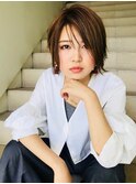 ■オレンジカラー♪オンブレクールショートM.SLASH自由が丘1-14