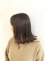 小森谷,黒髪,ボブルフ,ネビージュ,小顔,ワンレンj87