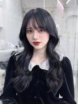 フィヴェント(Fivent)&nbsp;メルティカラー似合わせカットフェミニンロング韓国レイヤー