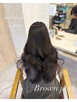 シエル 青森店(CIEL)&nbsp;レイヤーカットと透明感ブラウンピンク！