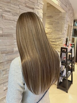 ヘアメイク エアー(Hair Make Air) ミルクティーベージュ×ハイライト