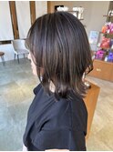 【志免】ミディアムヘア×ハイライトカラー☆山之内