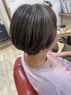 ヘアーメイク プラス(Hair Make Pluss) #大人ボブ　#白髪ぼかし