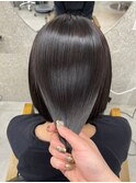 縮毛矯正/髪質改善/酸性矯正/美髪矯正/福岡/天神/ボブ