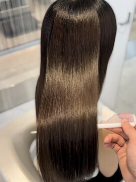 アイシー 表参道(ICY) ナチュラル柔らかプレミアム縮毛矯正◇ショコラグレージュ