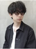 フェザーショート/メンズカット/ツーブロック/ビジネスマン