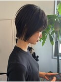 レイヤーボブ レイヤーカット　縮毛矯正髪質改善ツヤ髪スタイル