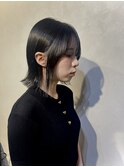 ブルーブラック×結べるボブ