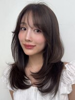 ロンドメリア 天神大名店(Lond Melia)&nbsp;小顔に見せるミディアムヘア/韓国ヘア/ダブルカラー