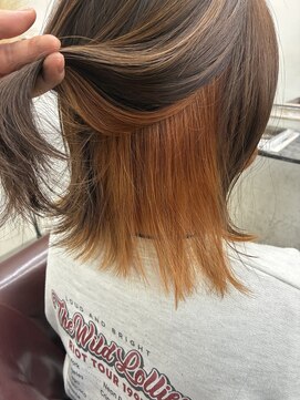 グレイス ヘア デザイニング(GRACE hair designing) ▼インナーオレンジ▼