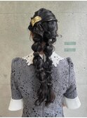 【kacho】ヘアアレンジ　結婚式ヘア