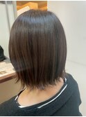 髪質改善/顔周りレイヤーカット/グレージュ[千葉/千葉駅]