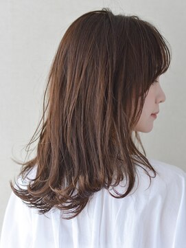 黒髪/クラゲヘアー/オリーブグレー/小顔/ココアベージュ